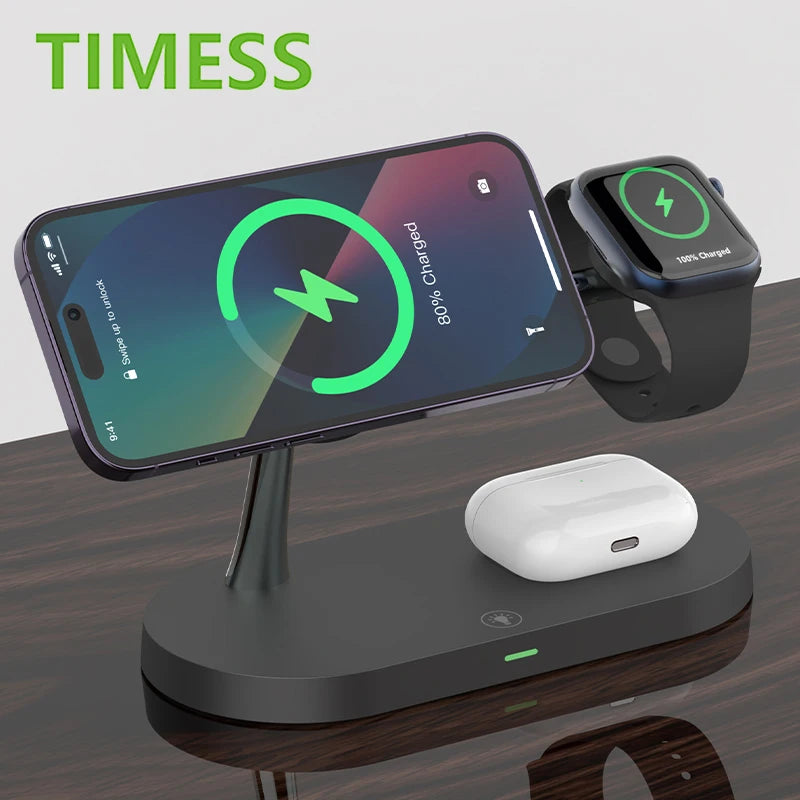 3 in 1 Wireless Charger Stand For iPhone